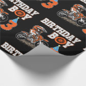 3 jaar oud Kind - vogeljongen - Dirt Bike - motor Cadeaupapier (Hoek)