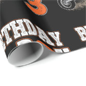 3 jaar oud Kind - vogeljongen - Dirt Bike - motor Cadeaupapier (Rol Hoek)