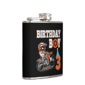 3 jaar oud Kind - vogeljongen - Dirt Bike - motor Heupfles (Rechts)