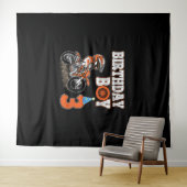 3 jaar oud Kind - vogeljongen - Dirt Bike - motor Wandkleed (In Situ (horizontaal))