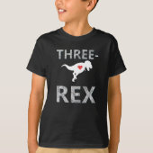 3 jaar oud T-shirt met T-Shirt Dinosaur (Voorkant)