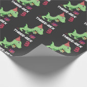 3 Jaar Oud Verjaardagsjongen Dinosaurus Drie Rex K Cadeaupapier (Hoek)