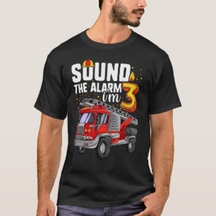 3 jaar oude brandweerwagen op zaterdag Toddler bra T-shirt