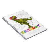 3 jaar oude cadeaus Kinder 3rd Birthday Boy Dinosa Notitieboek (Rechterzijde)