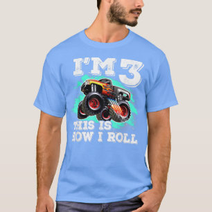 3 jaar oude dag boys monster Truck Dit is Ho T-shirt