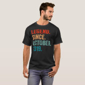 3 jaar oude derde verjaardag jongen legend sinds o t-shirt (Voorkant volledig)