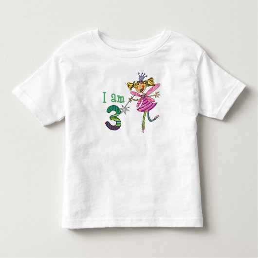 3 jaar oude prinses fee kinder shirts (Voorkant)