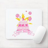 3 jaar oude verjaardagsCake Muismat (Met muis)