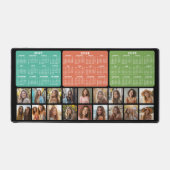 3 Jaarkalender met 18 foto's - zwart Bureaumat (Voorkant)
