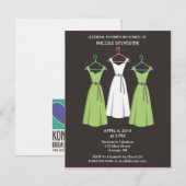 3 Japonnen oproep voor een bridale douche Kaart (Voorkant / Achterkant)