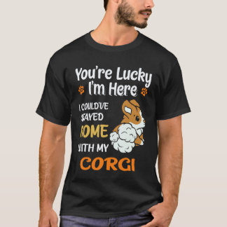 3 Jij Bent Gelukkig Corgi T-shirt