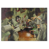 3 Kaas Decoratief Glazen snijvlak Snijplank (Voorkant)