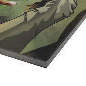 3 Kaas Decoratief Glazen snijvlak Snijplank (Hoek)