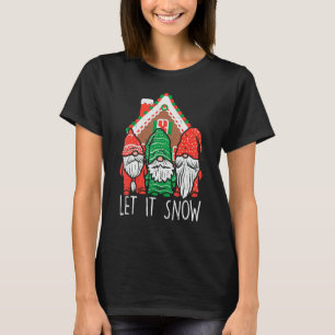 3 Kabouters Laat Het Sneeuwen Gengerebroodhuis Ker T-shirt