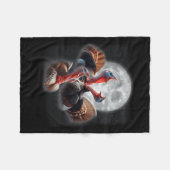3 kalkoenen huilen naar de maan Grappige kalkoenja Fleece Deken (Voorkant (Horizontaal))