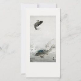 3 karpers feestdagenkaart