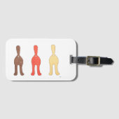 3 Kat Butts #1 Bagagelabel (Voorkant (horizontaal))