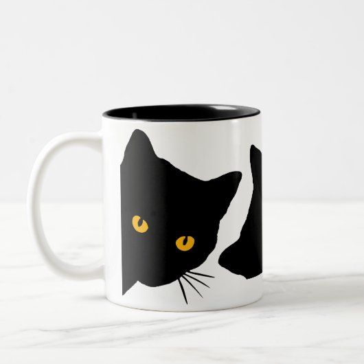 3 Kat-Mok Tweekleurige Koffiemok (Links)