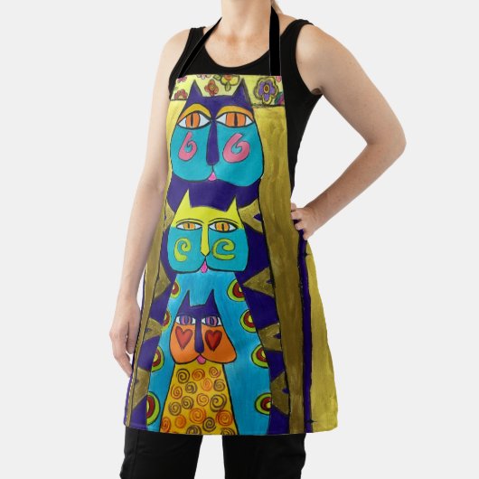 3 Katten Apron Schort (Insitu)