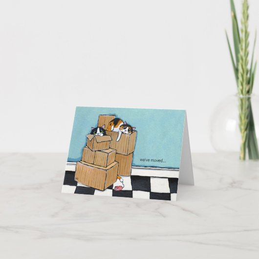 3 Katten & Dozen | We hebben de Kaart verplaatst (Voorkant)