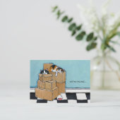 3 Katten en dozen | We hebben onze aankondiging ve (Staand voorkant)