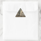 3 Katten en kippen in een mandje Sticker (Tas)