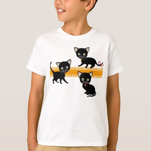 3 Katten Kind T Shirten T-shirt (Voorkant)