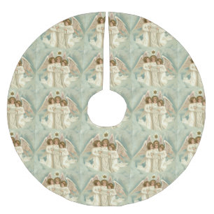 3 kerstanie en Gold Star Holiday Pattern Kerstboom Rok