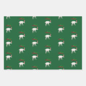 (3) kerstblad van honden en wilde dieren inpakpapier vel (Voorkant 3)