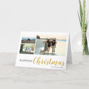3 Kerstkerst met fotocollage Feestdagen Kaart