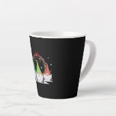 3 kerstknomes latte mok (Rechterhoek)