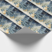 3 kerstkonijntjes cadeaupapier (Hoek)