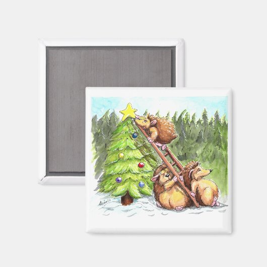 3 kerstkool magneet (Voorkant / Achterkant)