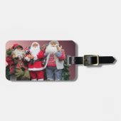3 Kerstmannen Bagagelabel (Voorkant horizontaal)