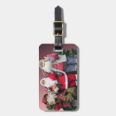3 Kerstmannen Bagagelabel (Voorkant verticaal)
