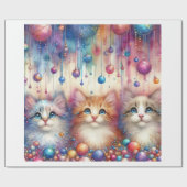 3 Kittens inpakpapier (Vlak)