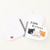 3 kleine kittens baby bib T-Shirt Sierkussen Can Notitieboek (Binnen)