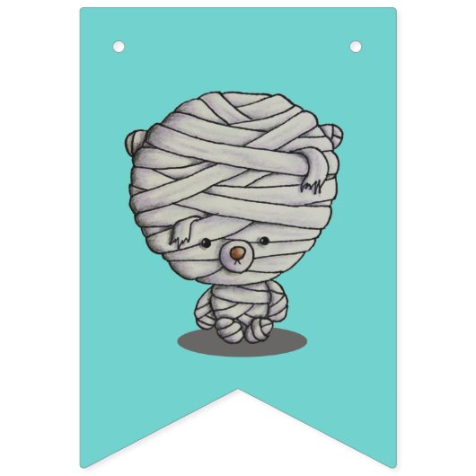 3 kleine monsters vlaggetjes (Eerste vlag)