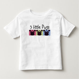3 Kleine pugs. T-shirts en T - shirts voor baby's