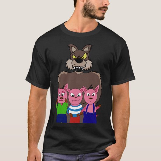 3 Kleine Varkens Klassieke T-Shirt (Voorkant)