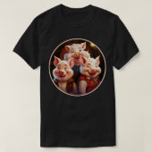 3 Kleine varkens T-shirt (Design voorkant)