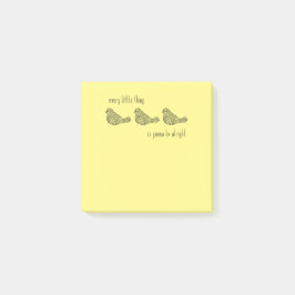 3 Kleine vogels Post-it notities Post-it® Notes