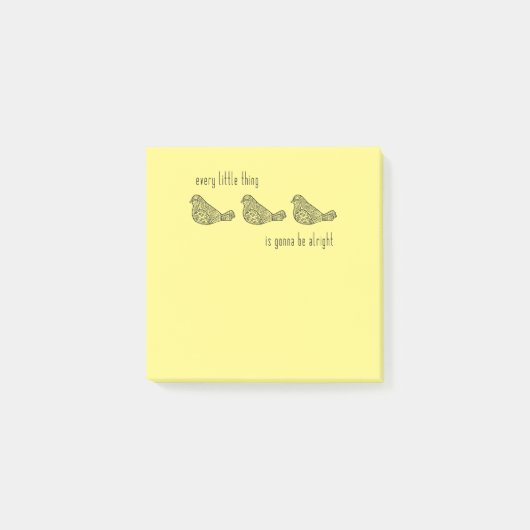 3 Kleine vogels Post-it notities Post-it® Notes (Voorkant)