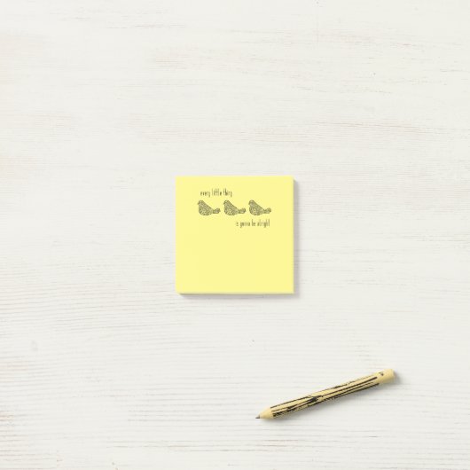 3 Kleine vogels Post-it notities Post-it® Notes (Op bureau)