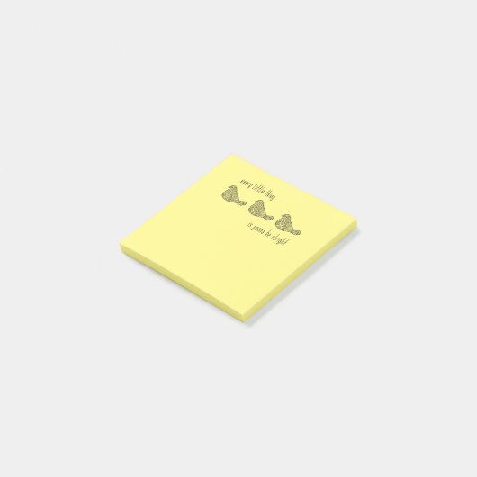 3 Kleine vogels Post-it notities Post-it® Notes (Schuin)