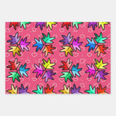 3 kleur Kinder omhulsel papier- kunststopperblader Inpakpapier Vel (Voorkant)