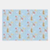 3-kleuren Savanna Flat Wrapping Paper 3 vellen (Voorkant 2)