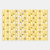 3 kleuren snowman en keukenbrood inpakpapier vel (Voorkant)