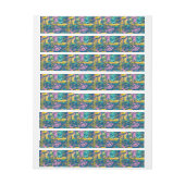 3 kleuren textuur adreslabel wikkel (Vel)