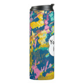 3 kleuren textuur thermosbeker (Gedraaid links)